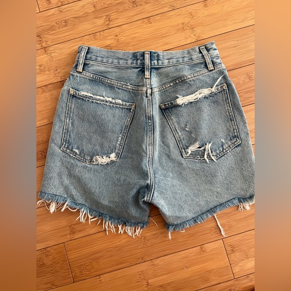 High-rise denim jean shorts - Picture 5 of 9